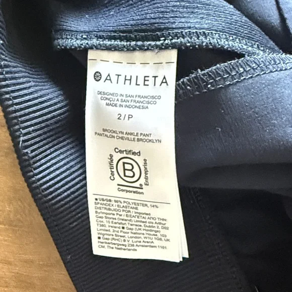 Athleta Brooklyn Mid Rise Ankle Pant 2P - Picture 7 of 8